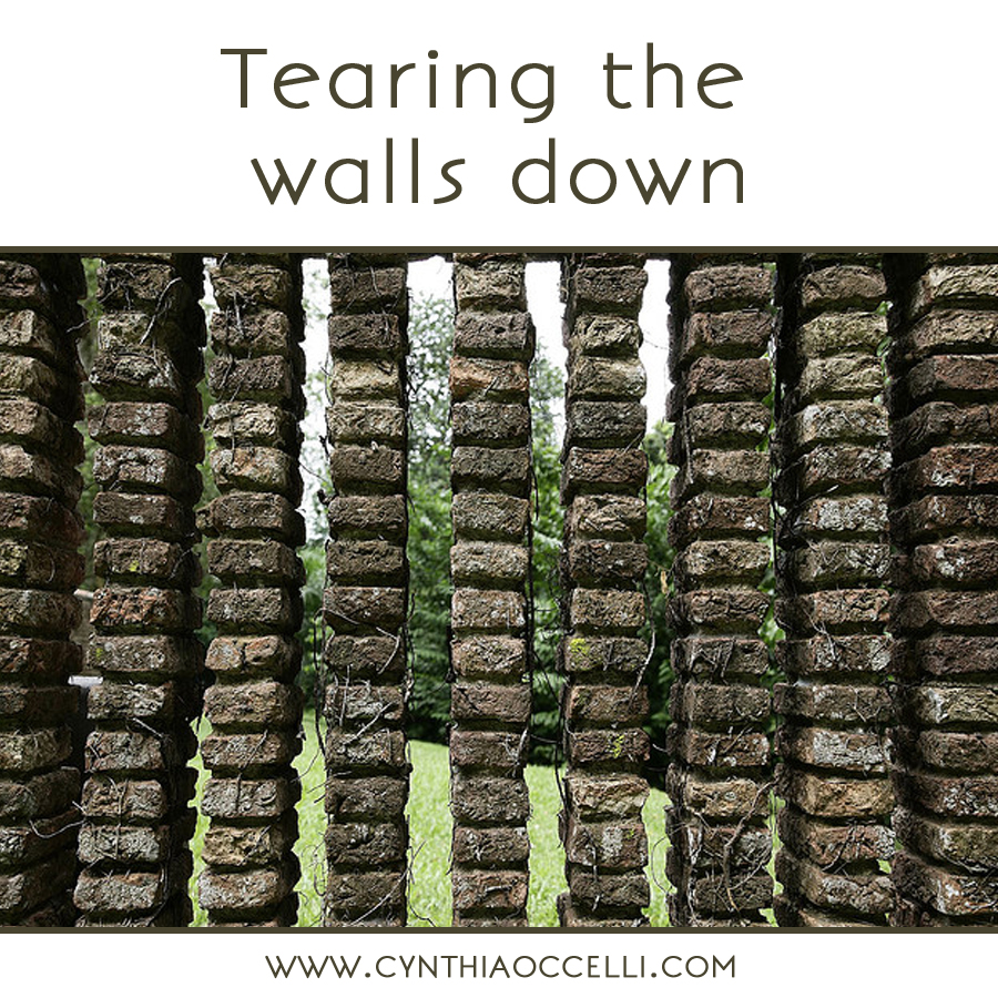 Tearing the walls down