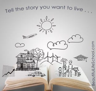 open book of family story
