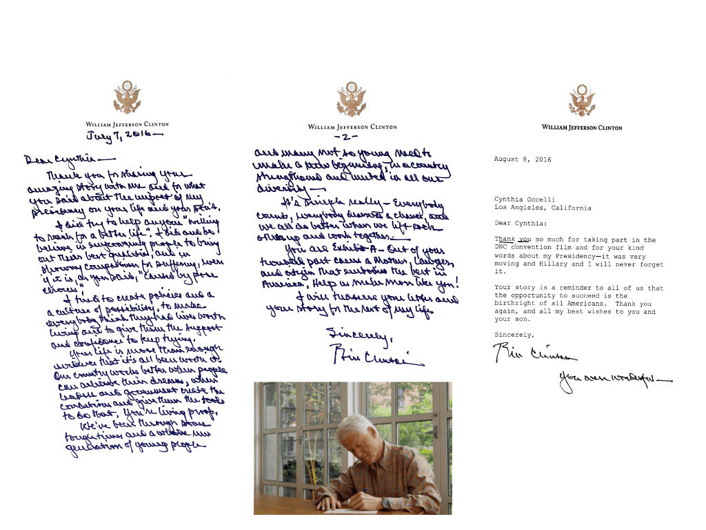 Cynthia Occelli Bill Clinton